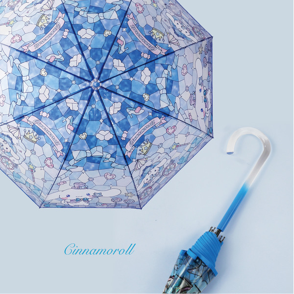 「サンリオキャラクターズ　ステンドグラスアンブレラ」シナモロール