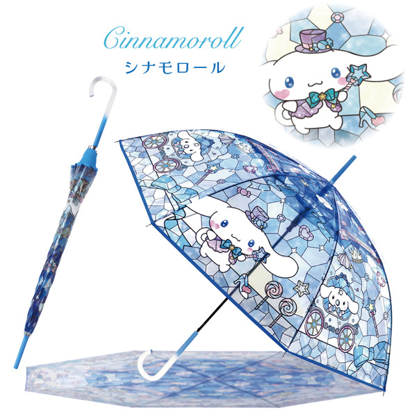「サンリオキャラクターズ　ステンドグラスアンブレラ」シナモロール