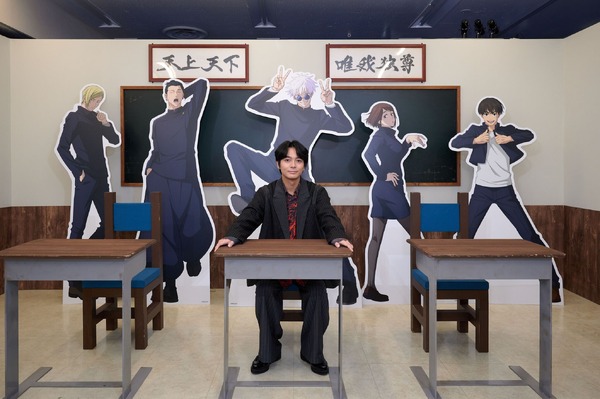 「アニメーション 呪術廻戦展『懐玉・玉折』『渋谷事変』」榎木淳也会見の様子