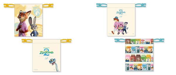 巾着（イエロー）、巾着（スカイブルー）