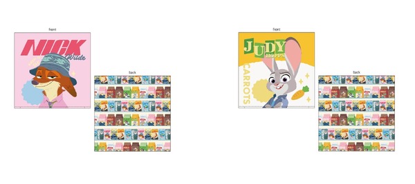 クッションカバー（ニック）、クッションカバー（ジュディ）