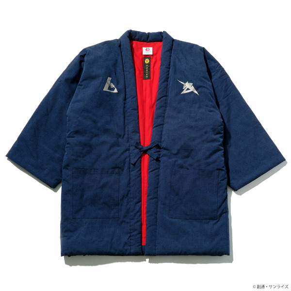 STRICT-G JAPAN 宮田織物『機動戦士ガンダム 逆襲のシャア』半纏　vガンダム（ネイビー）