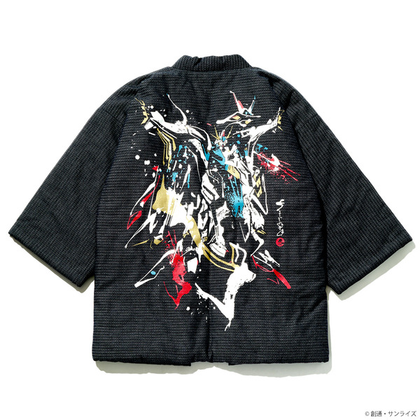 STRICT-G JAPAN 宮田織物『機動戦士ガンダム 閃光のハサウェイ キルケーの魔女』半纏　ペーネロペー（ブラック）