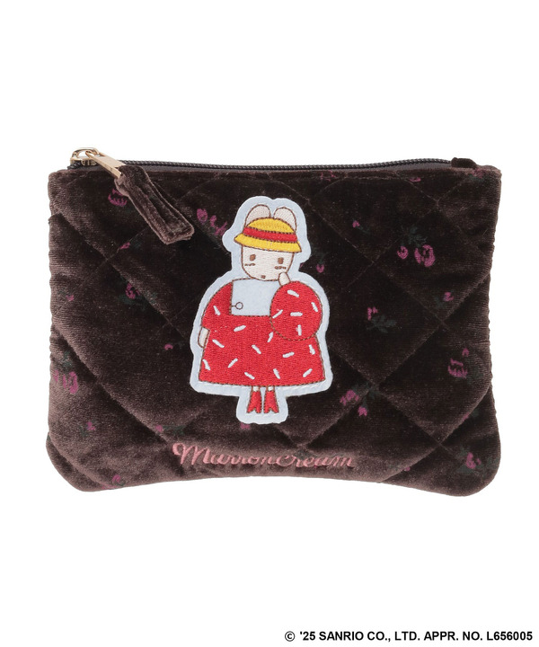 サンリオキャラクターズ×Green Parks 「キルトポーチ」マロンクリーム