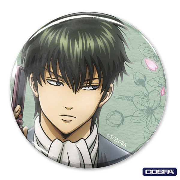 描き下ろし 土方十四郎 65mm缶バッジ 小窓から覗く景色Ver.