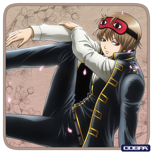 描き下ろし 沖田総悟 フルカラーハンドタオル 小窓から覗く景色Ver.