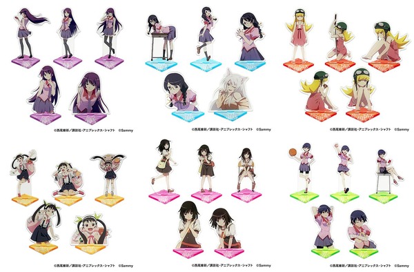 スマスロ 化物語 推しキャラアクリルスタンド（6キャラ×ランダム5種）