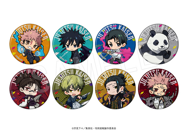 トレーディンググリッター缶バッジ　Art by くるみつ（全8種）