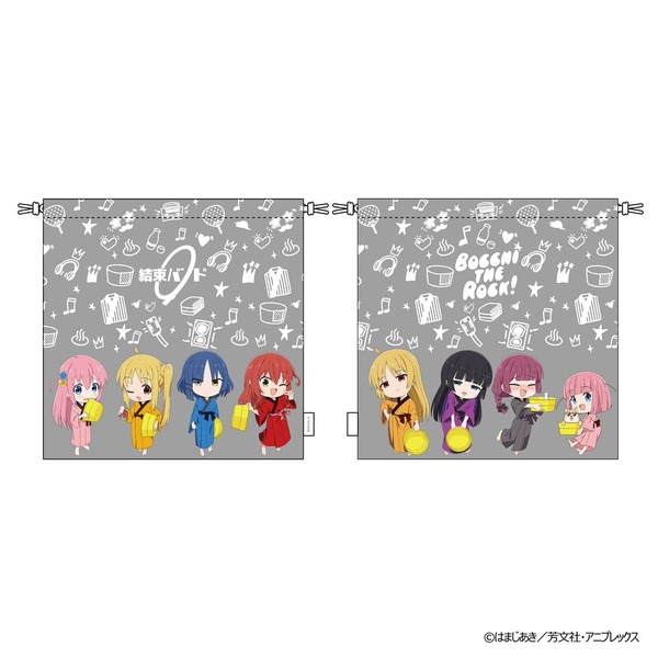 アニメ「ぼっち・ざ・ろっく！」 浴衣で温泉 巾着