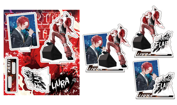 Burning Flair アクリルスタンドプレート りうら