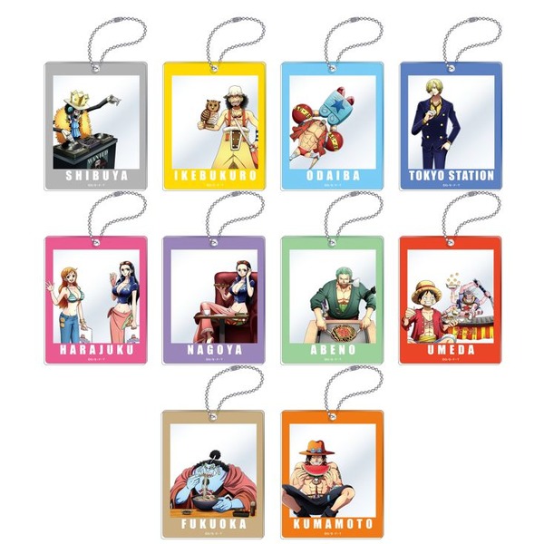 【麦わらストアご当地グッズ～MUGIWARA JOURNEY～ フォトフレームキーホルダー】