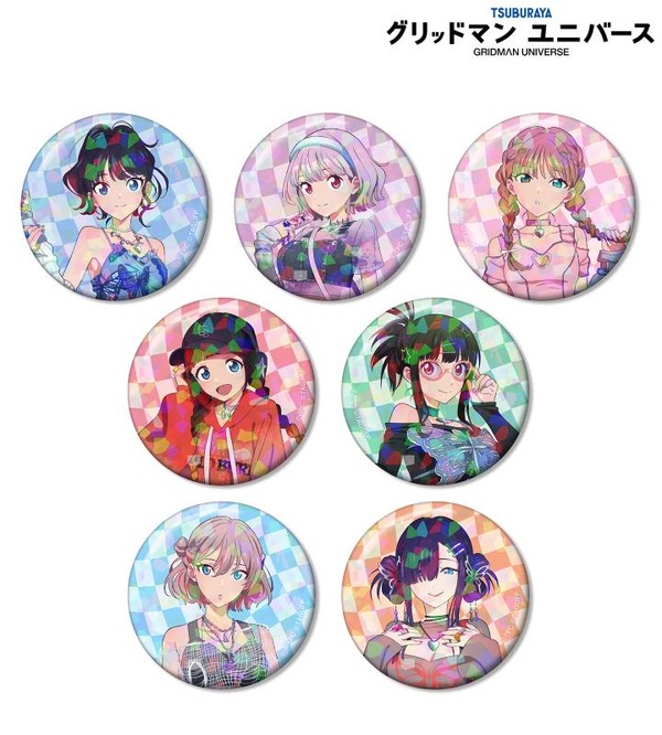 アニメ『グリッドマン ユニバース』描き下ろし Y2K ver. トレーディングホログラム缶バッジ
