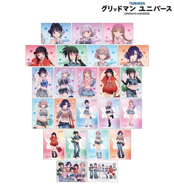 アニメ『グリッドマン ユニバース』描き下ろし Y2K ver. トレーディングブロマイド