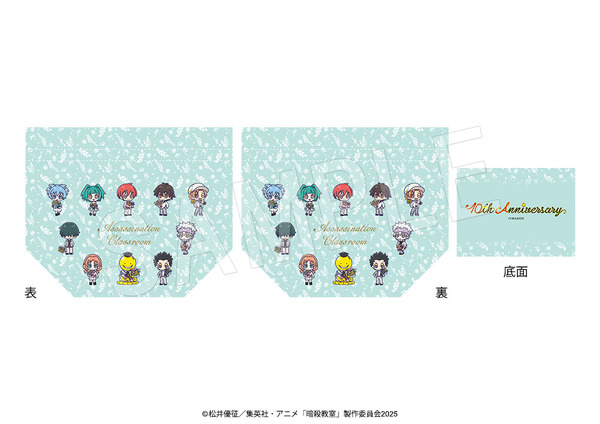 アニメ『暗殺教室』ランチ巾着 フラワーブーケver.（C）松井優征／集英社・アニメ「暗殺教室」製作委員会2025