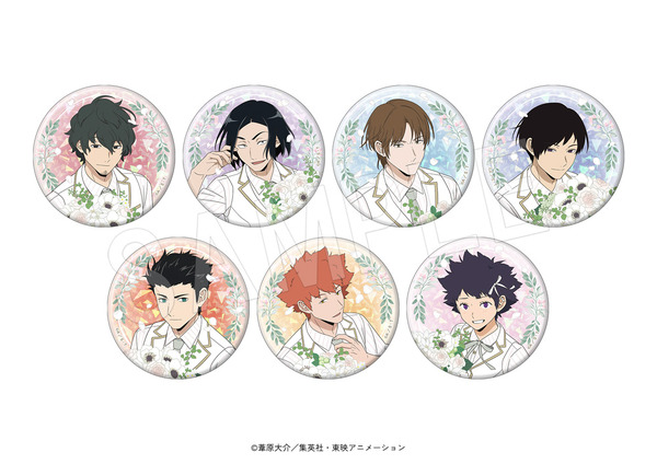 アニメ『ワールドトリガー』トレーディングホロ缶バッジ Bouquet ver.2 TypeA（C）葦原大介／集英社・東映アニメーション