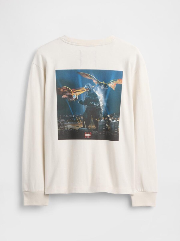 ゴジラ グラフィック GAPロゴ Tシャツ　6,990円 (税込み)