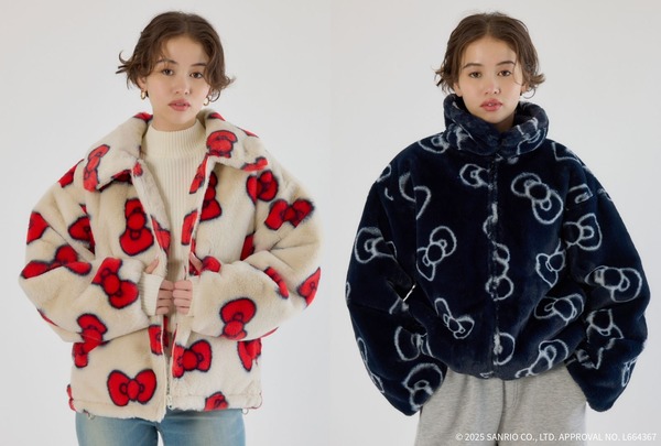 (サンリオキャラクターズ) HELLO KITTY フェイクファーコート