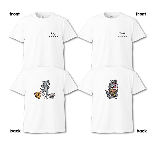 Happyくじ『TOM and JERRY FUNNY ART!』5　B賞 コラボレーションTシャツ（全2種）