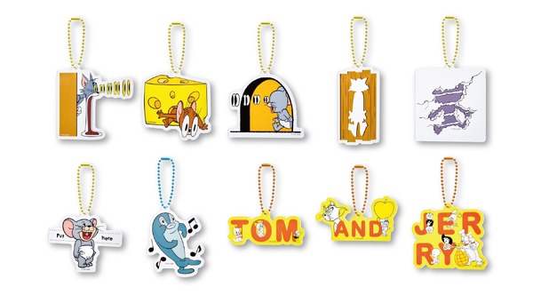 Happyくじ『TOM and JERRY FUNNY ART!』5　E賞 アクリルキーホルダー（全10種）