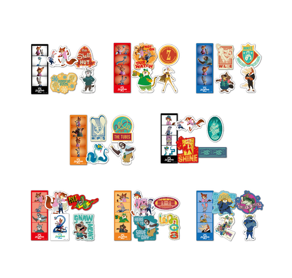 K賞：ステッカーセット【全8種】