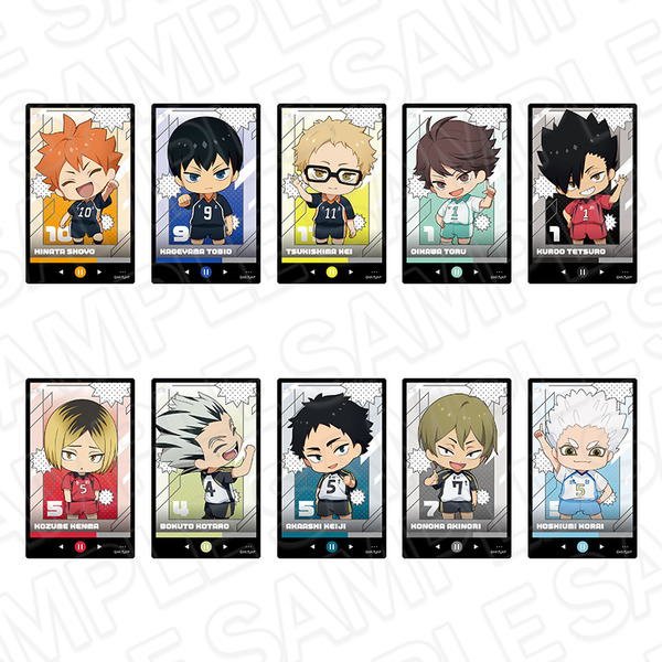 アニメ『ハイキュー!!』クリアカード ナイスプレー ver.（ランダム10種）