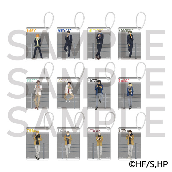 アニメ『ハイキュー!! 』はふはふランダム立体マグネットキーホルダー（全12種）