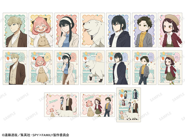 TVアニメ『SPY×FAMILY』描き下ろし 歩みver. トレーディングブロマイド（全17種）