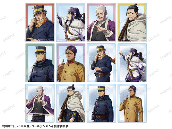 TVアニメ『ゴールデンカムイ』描き下ろし 歩みver. トレーディングアクリルカード（全12種）