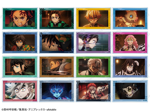 トレーディング場面写アクリルカード（全16種）