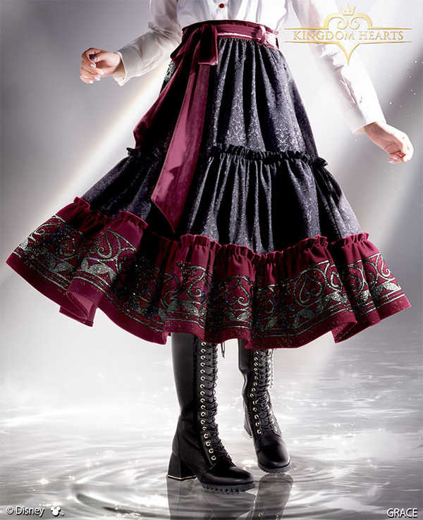 「キングダム ハーツ ／ アイコニック スカート」アクセル[BR]