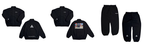 ポリエステルジャージ（全3種） 販売予定価格（トップス）：各¥18,700（税込）、販売予定価格（パンツ）：¥15,500（税込）