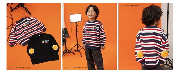 ドラゴンボールコラボ エルボーパッチトレーナー