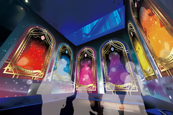 「東京スカイツリー×魔法少女まどか☆マギカ　月夜のワルツ」天望デッキ・天望回廊内の展示装飾　天望シャトル「はじまりの扉」