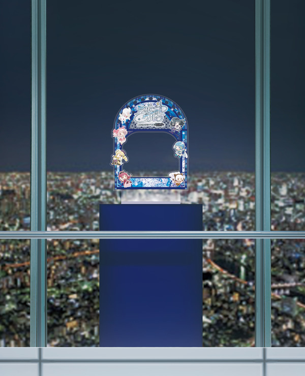 「東京スカイツリー×魔法少女まどか☆マギカ　月夜のワルツ」天望デッキ・天望回廊内の展示装飾　天望回廊 フロア450 ミニフォトスポット「記憶のフィナーレ」