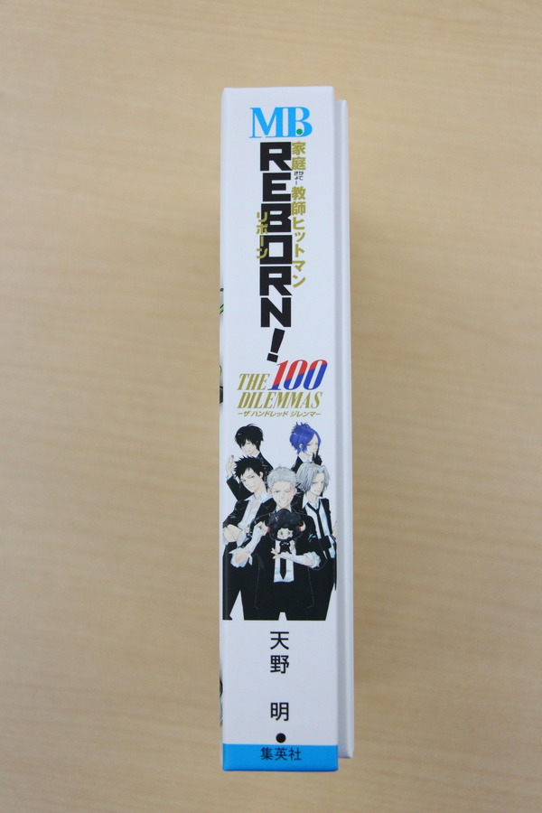 「家庭教師ヒットマンREBORN! THE 100 DILEMMAS -ザ ハンドレッド ジレンマ-」パッケージ画像（背表紙）