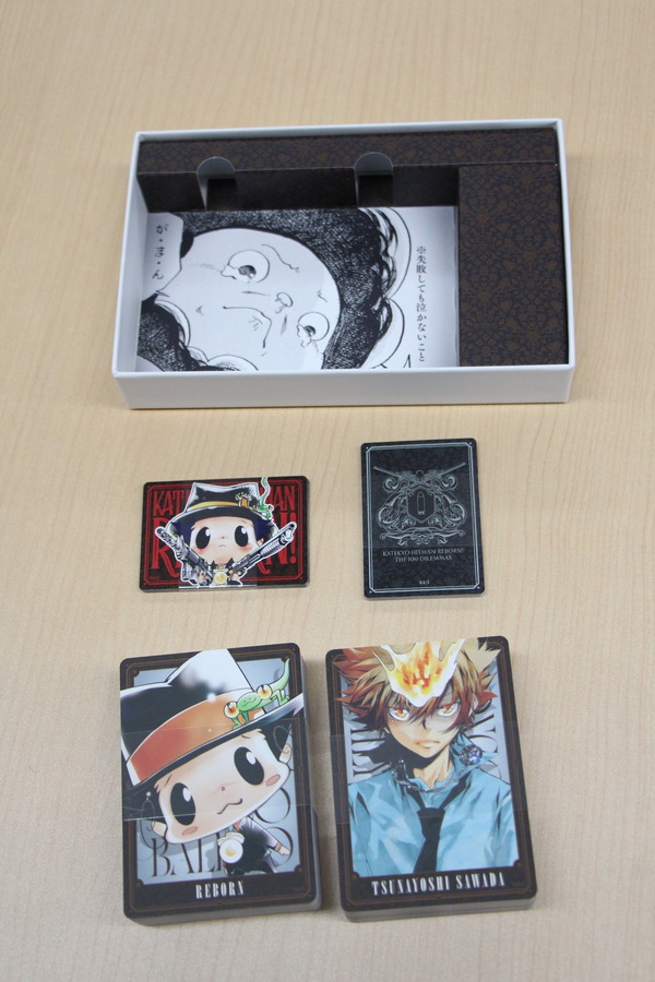 「家庭教師ヒットマンREBORN! THE 100 DILEMMAS -ザ ハンドレッド ジレンマ-」内容物