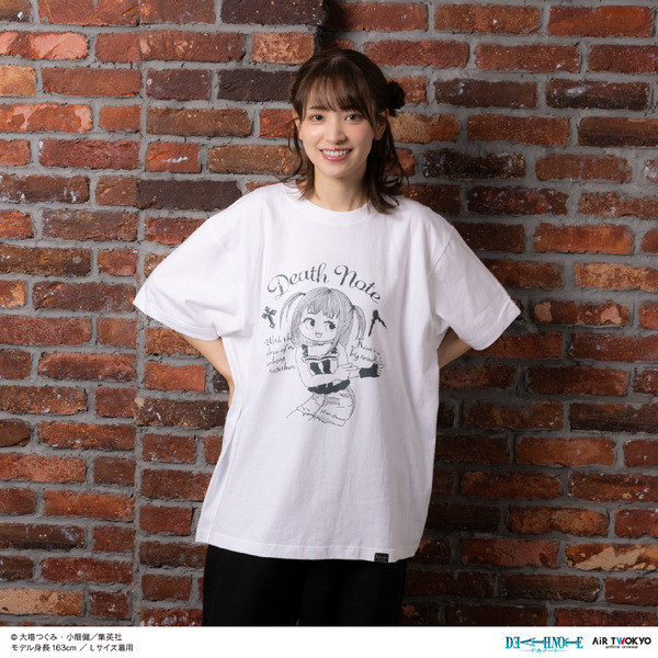 シーンイラストTシャツ 3（弥海砂）ホワイト