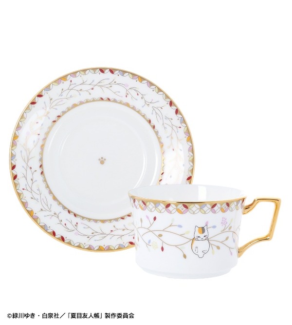 TVアニメ『夏目友人帳』ノリタケコラボ ニャンコ先生 カップ＆ソーサー