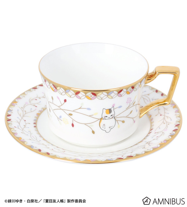 TVアニメ『夏目友人帳』ノリタケコラボ ニャンコ先生 カップ＆ソーサー