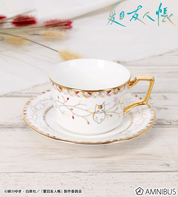 TVアニメ『夏目友人帳』ノリタケコラボ ニャンコ先生 カップ＆ソーサー