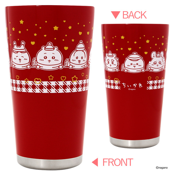 ちいかわステンレスタンブラー ウォームレッドver.