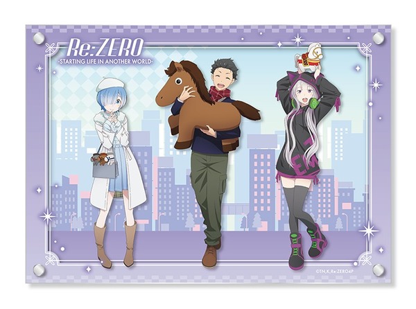 【TOPPA!!! BASE AKIBAオリジナル】3連アクリルディスプレイ「リゼロ」 (全1種)