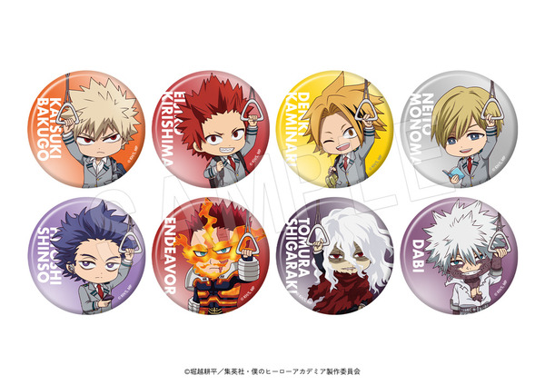 トレーディング缶バッジ ミニキャラver. TypeA/B（全8種）