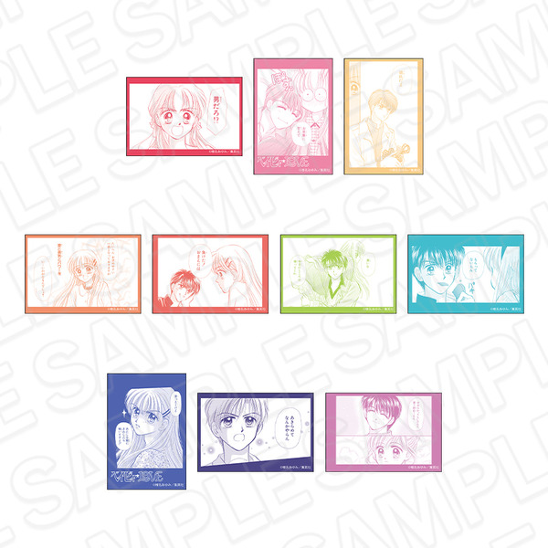 「りぼん70周年記念CAFE」名シーンスクエアカンバッジ ベイビィ★LOVE（ランダム10種）