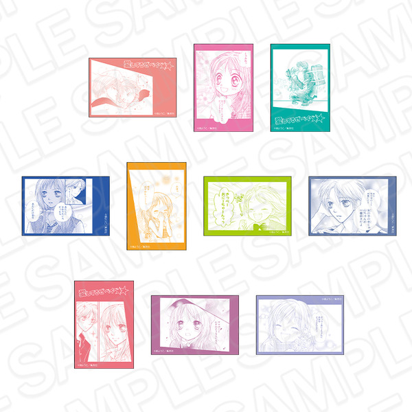 「りぼん70周年記念CAFE」名シーンスクエアカンバッジ 愛してるぜベイベ★★（ランダム10種）