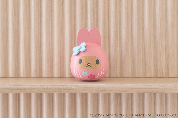 マイメロディ 木製だるま