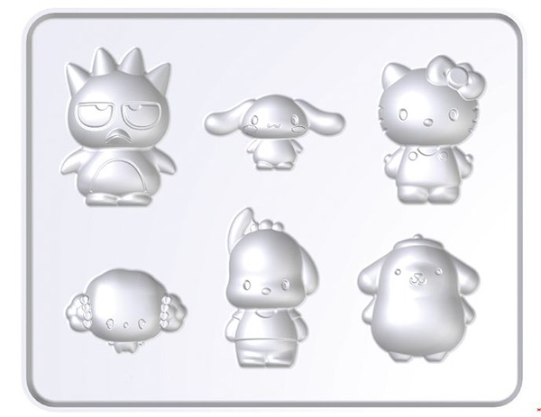 「サンリオキャラクターズ」オリジナルチョコ型 トレーイメージ