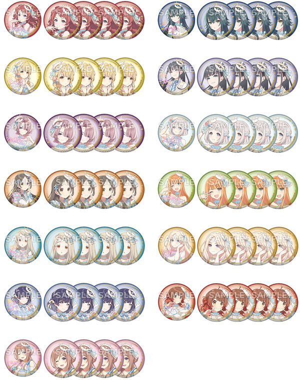 担当アイドル確定！缶バッジ 5個セット（全13種）