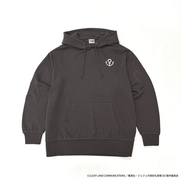 アニメ『ジョジョの奇妙な冒険 ダイヤモンドは砕けない』　「クレイジー・ダイヤモンド」プリントプルパーカ