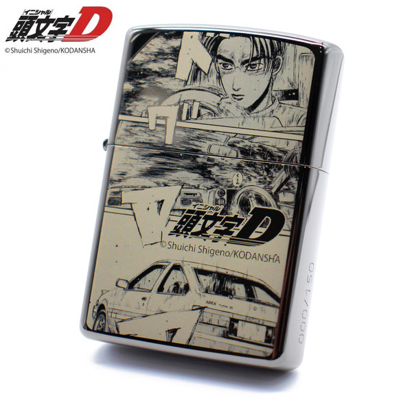 『頭文字D』「特別仕様ZIPPO 30周年記念モデル」ブルーチタン版